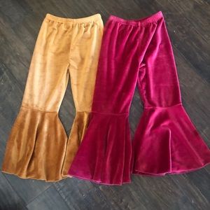 Velvet Bell Bottoms